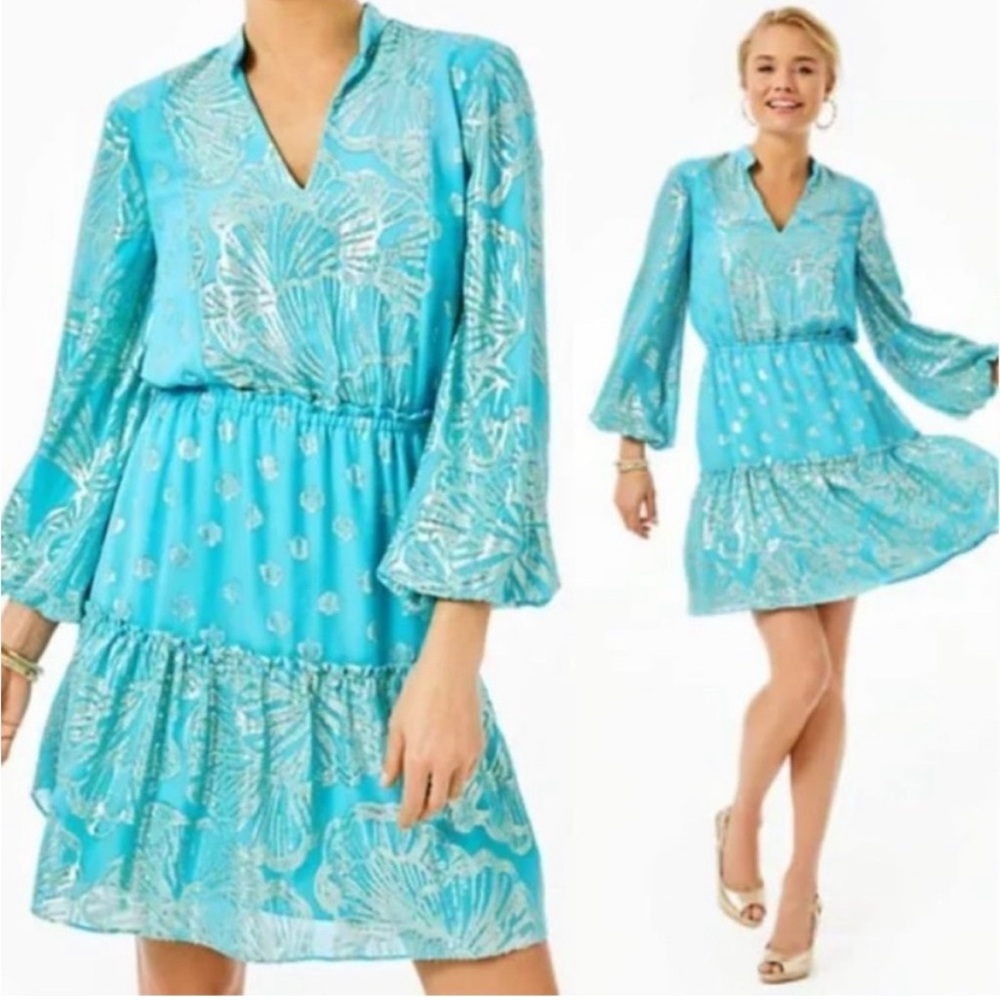 NEW WITH TAGS LILLY PULITZER Joella Silk Dress